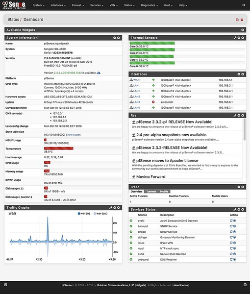  Межсетевой экран/маршрутизатор pfSense  фото 1